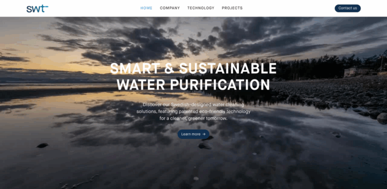 Stockholm Water Technology: Innovating Low Energy Water Treatment Solutions