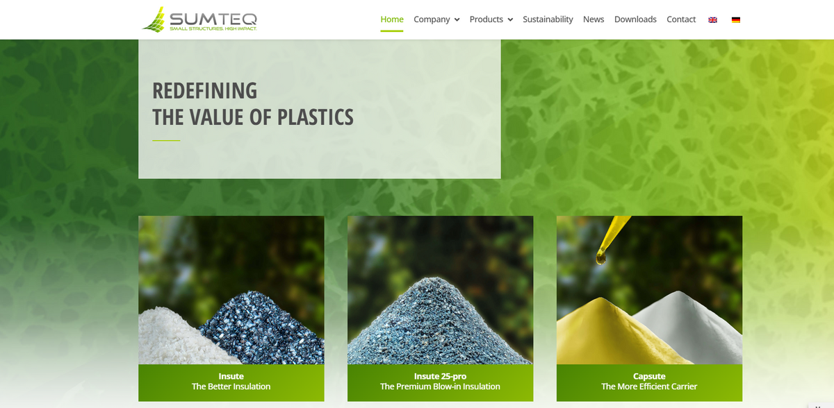 SUMTEQ GmbH sustainable plastics