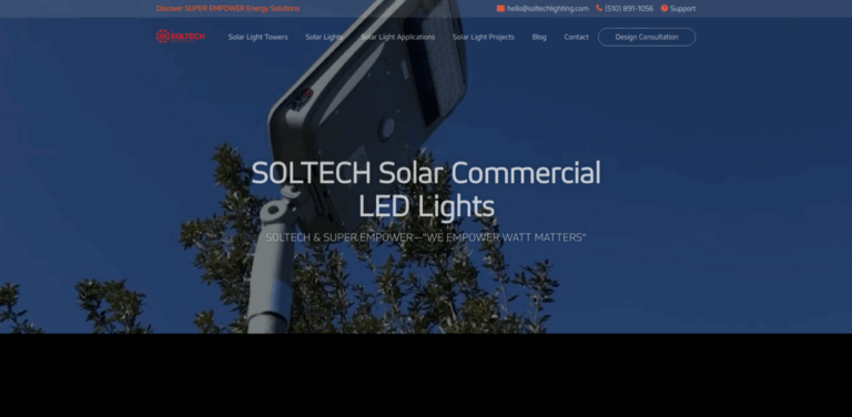 SUPER EMPOWER Energy Solutions: Innovative Solar Lighting for Commercial Use