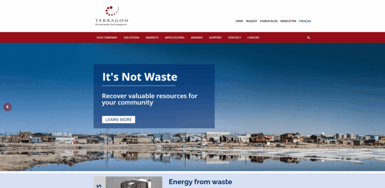 Terragon Environmental Technologies Inc. Transforms Waste into Valuable Resources