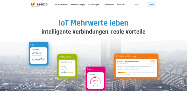 Tesenso: Comprehensive IoT Solutions for Businesses