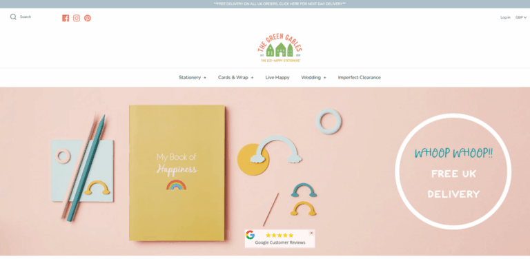 The Green Gables: Joyful Stationery Crafted with Care