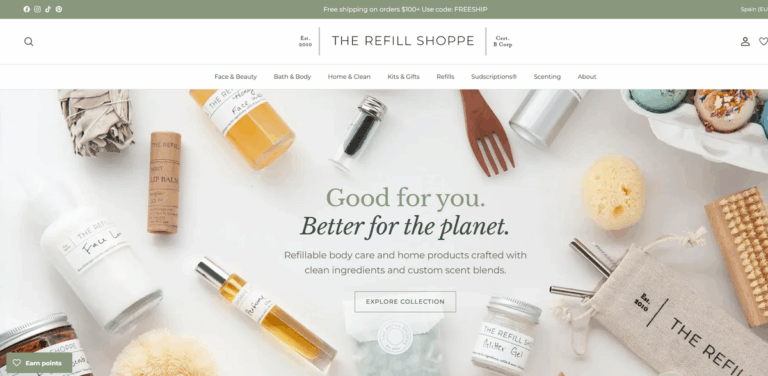 The Refill Shoppe: Eco-Friendly Refillable Body Care and Home Products