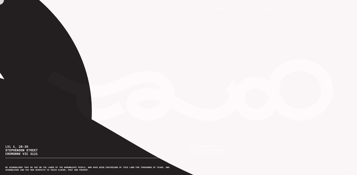 The Taboo Group Advertising