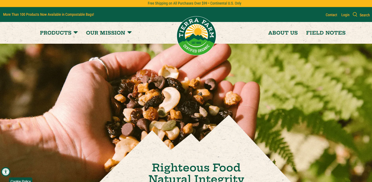 Tierra Farm organic food