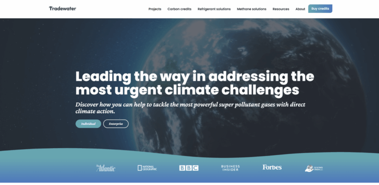 Tradewater: Eliminating Greenhouse Gases for a Sustainable Future