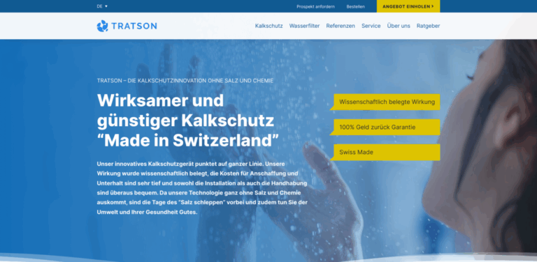 TRATSON: Effective Calcium Protection for Cleaner Water