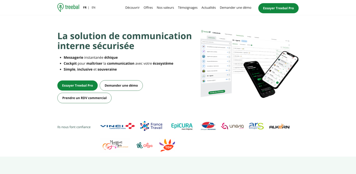Treebal eco-friendly instant messenger
