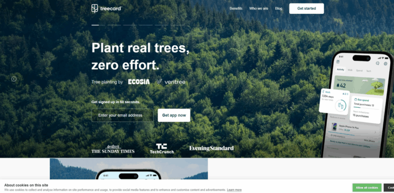 Treecard: Effortlessly Plant Trees and Earn Rewards