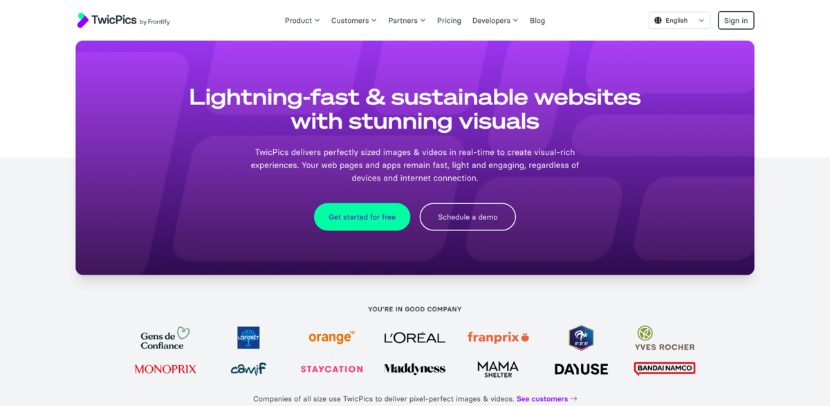 TwicPics image optimization