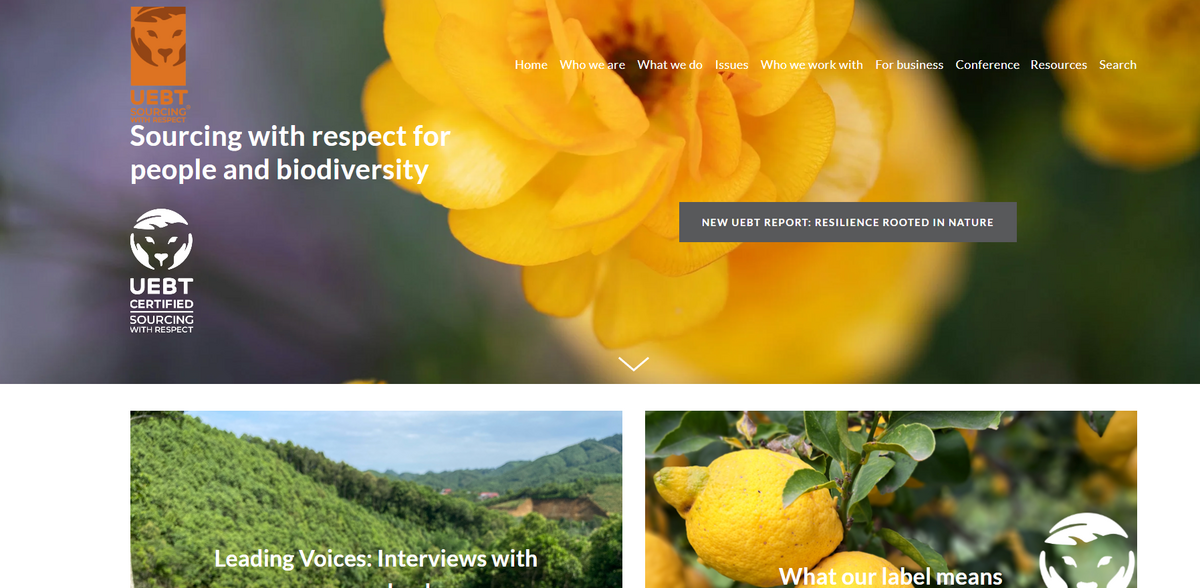 UEBT: Ethical Sourcing for People and Biodiversity