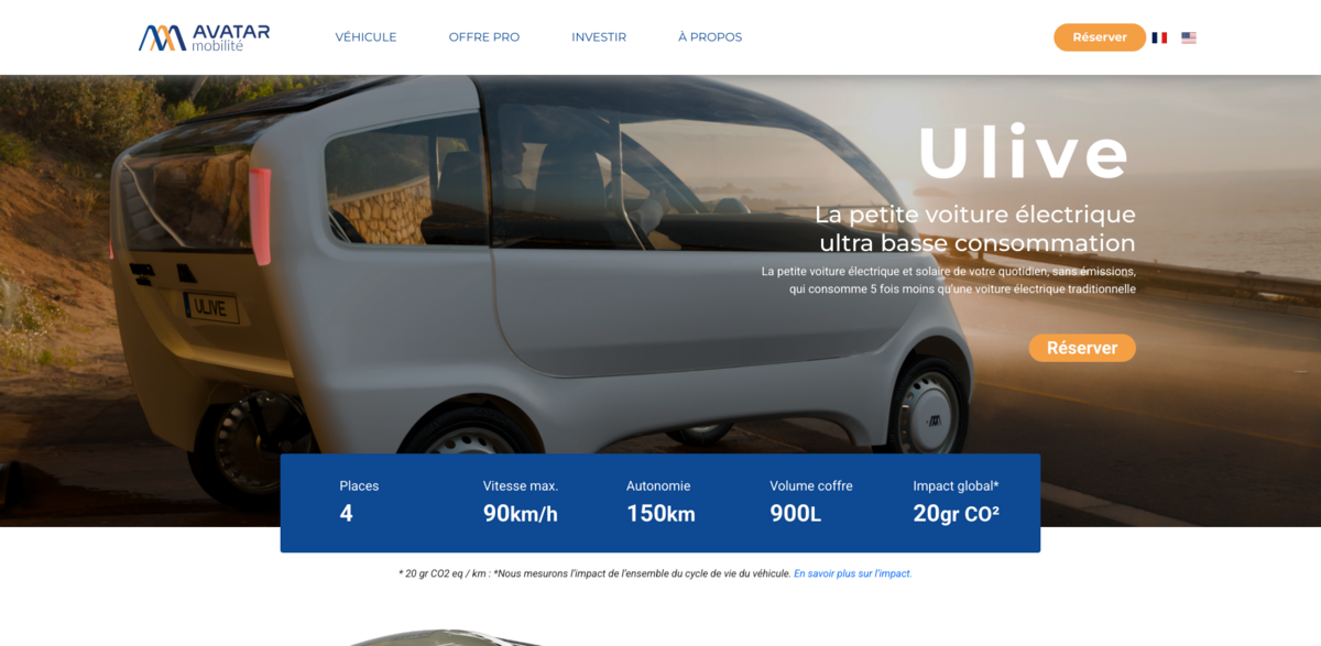Ulive electric car