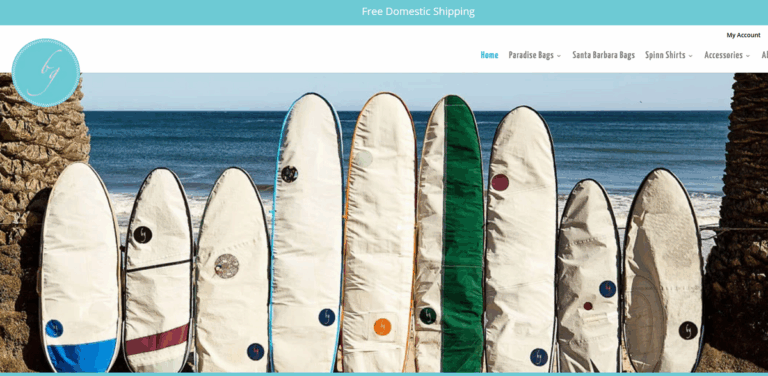 Paradise Is Divided Into Blue And Green: Unique Up-Cycled Surfboard Bags