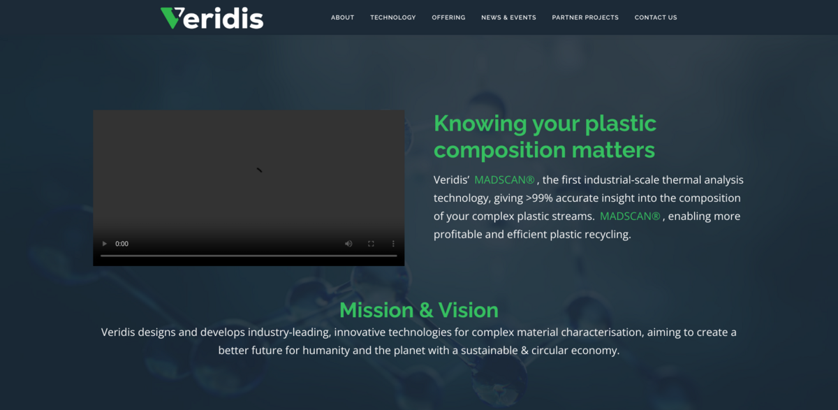 MADSCAN plastic recycling technology