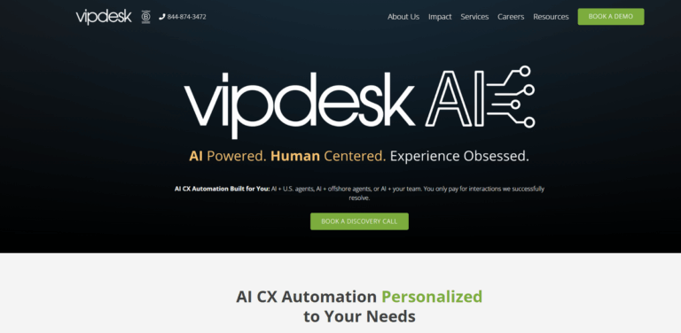 VIPdesk AI CX Automation: Enhancing Customer Experience with AI-Driven Solutions