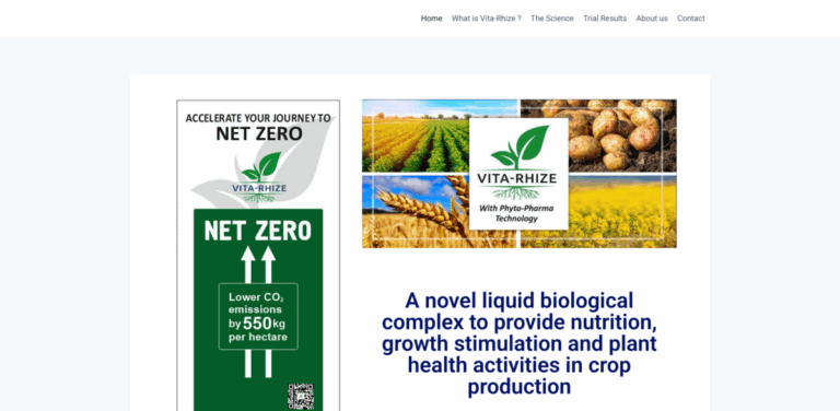 Vita-Rhize: Enhancing Crop Health with Innovative Biological Solutions