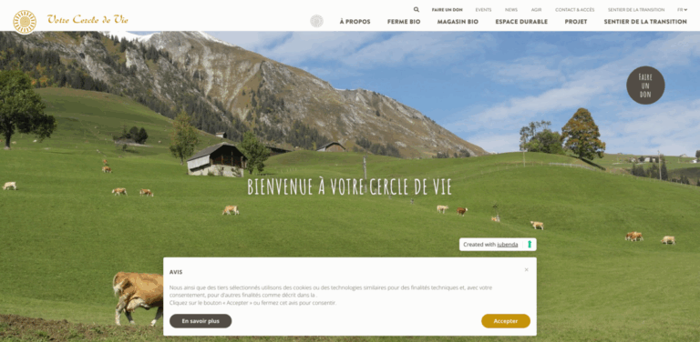 Votre Cercle de Vie: A Sustainable Farm and Holistic Health Center in the Swiss Alps