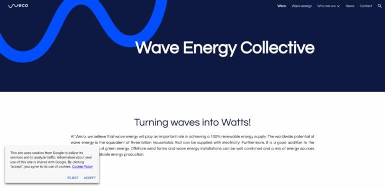 Weco: Transforming Ocean Waves into Clean Energy