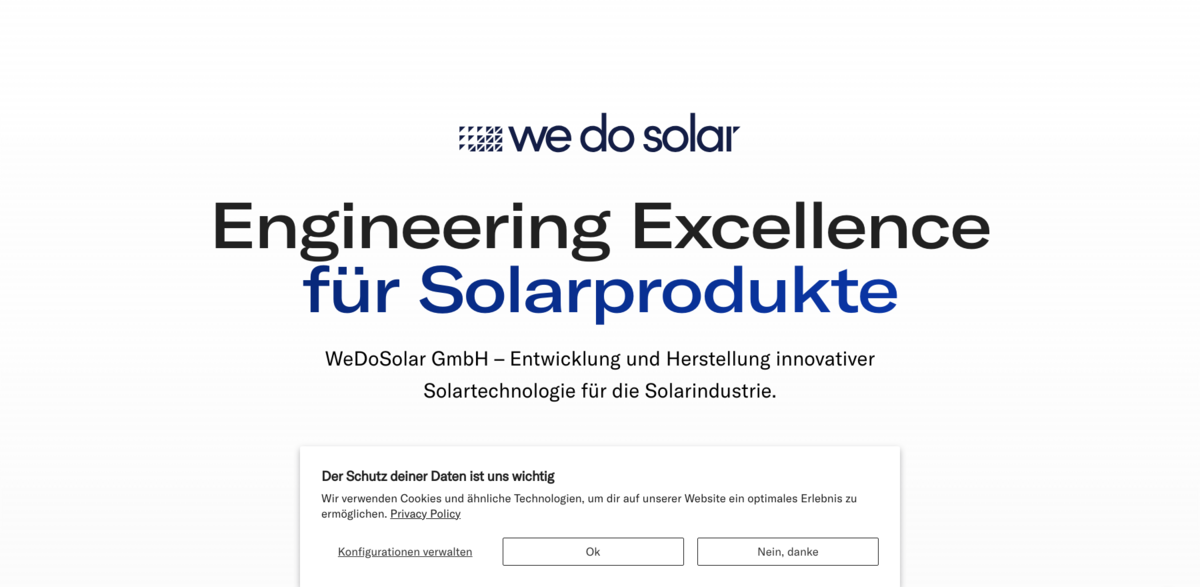 WeDoSolar: Innovative Solar Technology Solutions for Modern Living