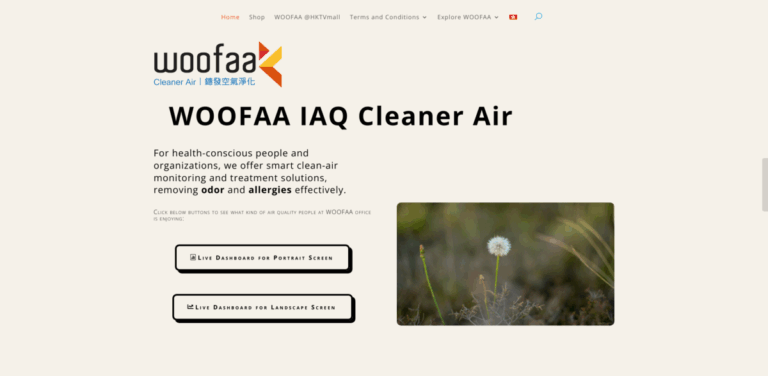 WOOFAA: Clean Air Solutions for Healthier Living Environments