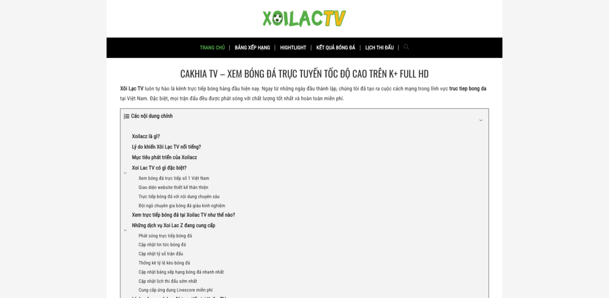 Xoi Lac TV, Izidore.com, live football streaming, second-hand marketplace