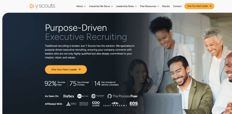 Y Scouts: A Purpose-Driven Executive Recruiting Firm Focused on Leadership Alignment