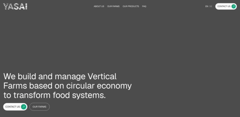 YASAI: Transforming Food Systems with Vertical Farming Solutions