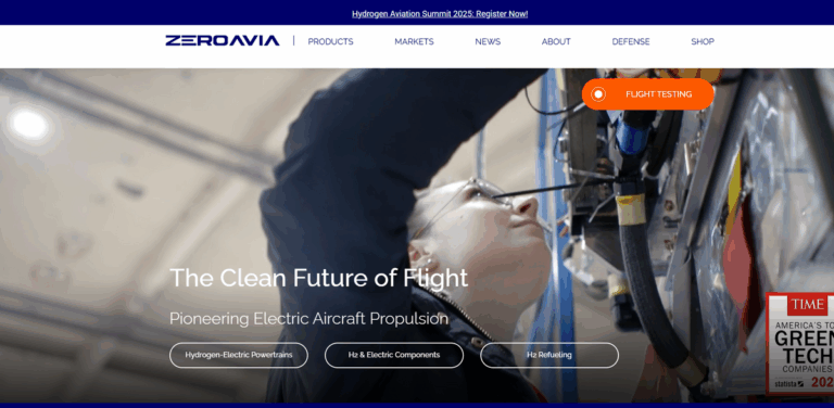 ZeroAvia: Developing Hydrogen-Electric Engines for Sustainable Aviation