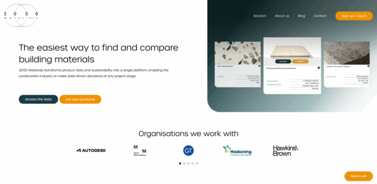 2050 Materials: Simplifying Sustainable Building Material Choices