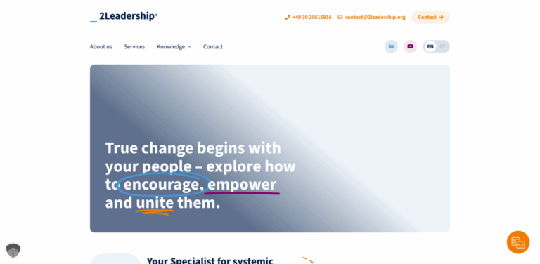 2Leadership®: Transforming Organizations Through Human-Centered Leadership