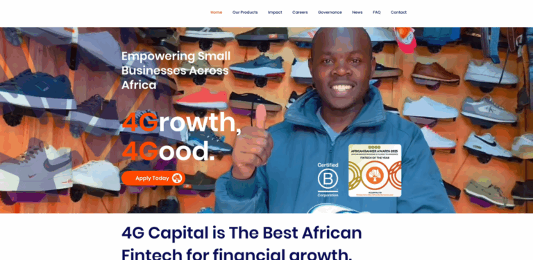 4G Capital: Empowering African MSMEs with Smart Loans and Training