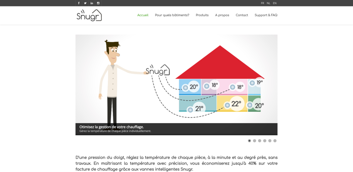 Snugr smart thermostat