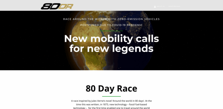 80 Day Race: A Global Challenge for Zero-Emission Mobility