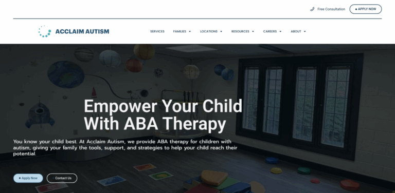 Acclaim Autism: Specialized ABA Therapy for Children with Autism