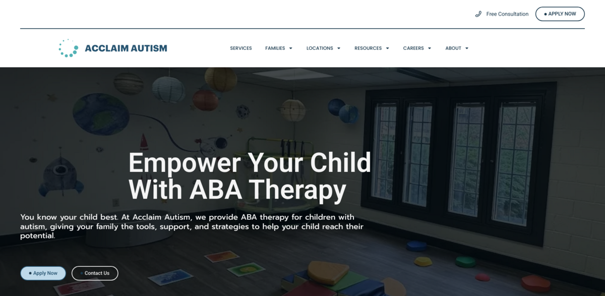 Acclaim Autism ABA Therapy