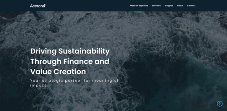 Accrona: Driving Sustainable Finance and Value Creation