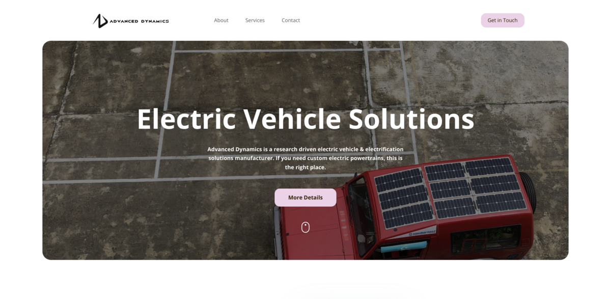 Advanced Dynamics Electric Vehicle Project