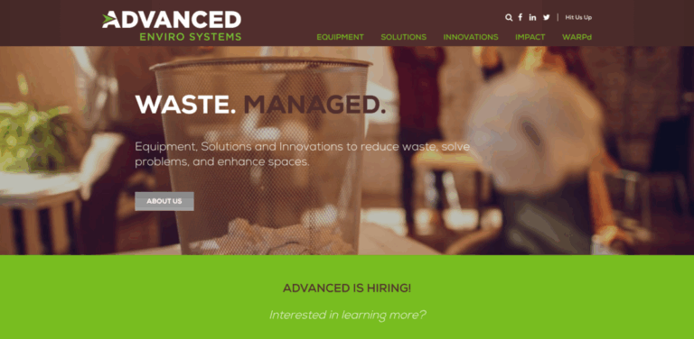 Advanced Enviro Systems: Tailored Waste Management Solutions for Sustainable Businesses