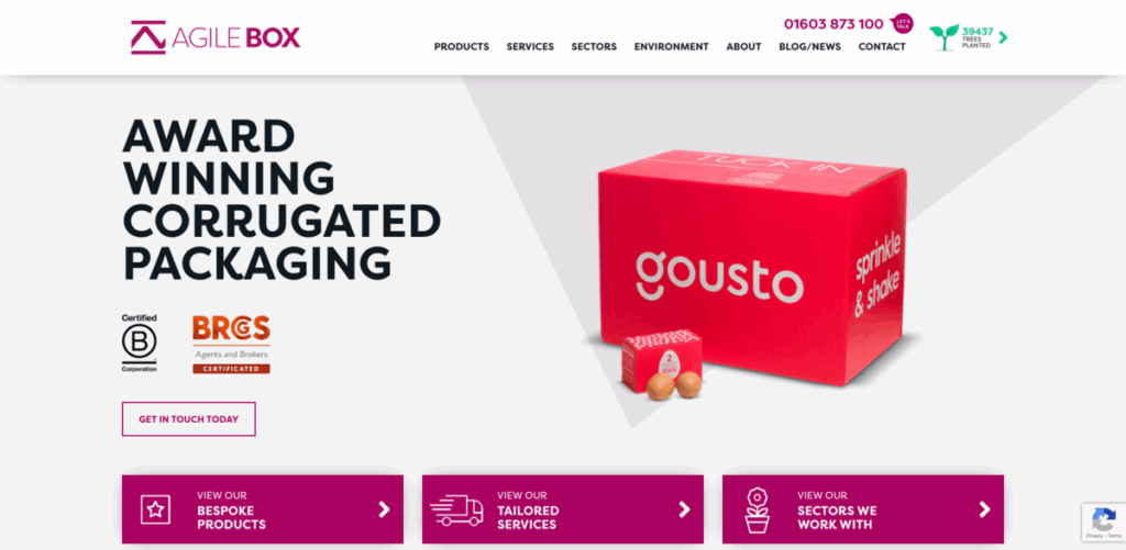 Agile Box Ltd - Bespoke Corrugated Packaging Experts