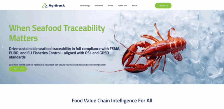 Agritrack: A SaaS Platform for Sustainable Seafood Traceability