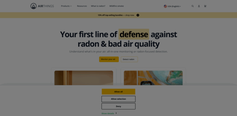Airthings: Comprehensive Indoor Air Quality Monitoring Solutions