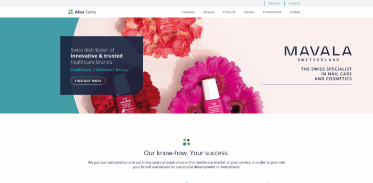 Akos Santé AG: Distributing Innovative Health Brands in Switzerland