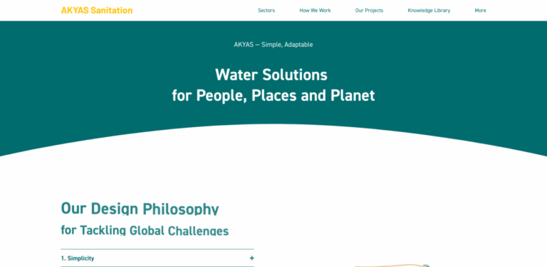 AKYAS: Innovative Water Solutions for Sustainable Sanitation