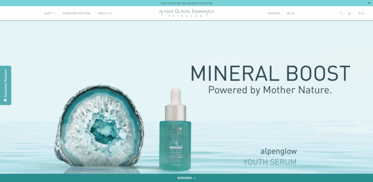 Alaska Glacial Essentials: Natural Skincare Inspired by Alaskan Wilderness