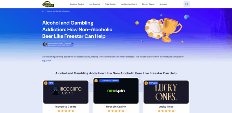 OnlineCasinosKuwait.net: Promoting Responsible Gambling and Alcohol Awareness