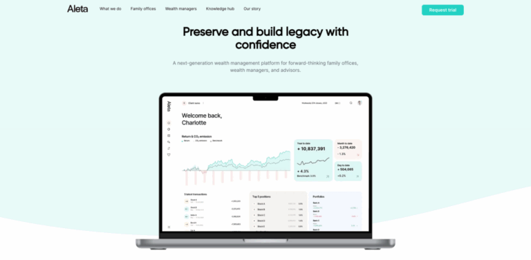 Aleta: A Comprehensive Wealth Management Platform for Family Offices and Advisors