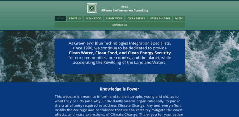 Alliance BioConversions Company: Integrating Green and Blue Technologies for a Sustainable Future