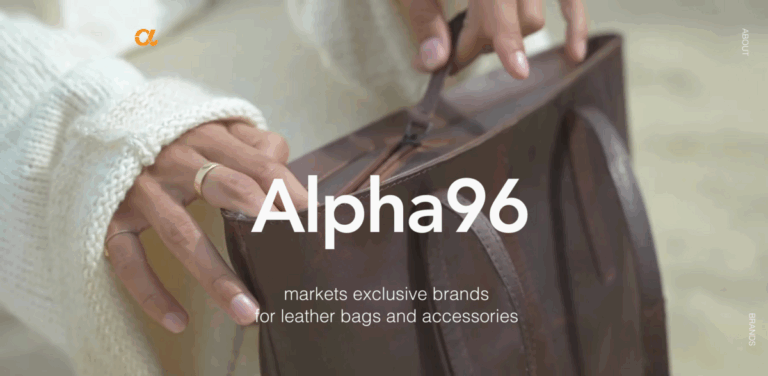 Alpha96: Sustainable Leather Bags and Accessories with Dutch Flair
