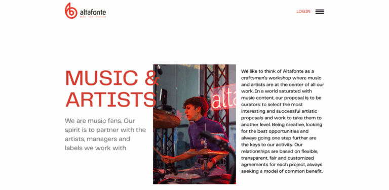 Altafonte: Curating Music and Empowering Artists Globally