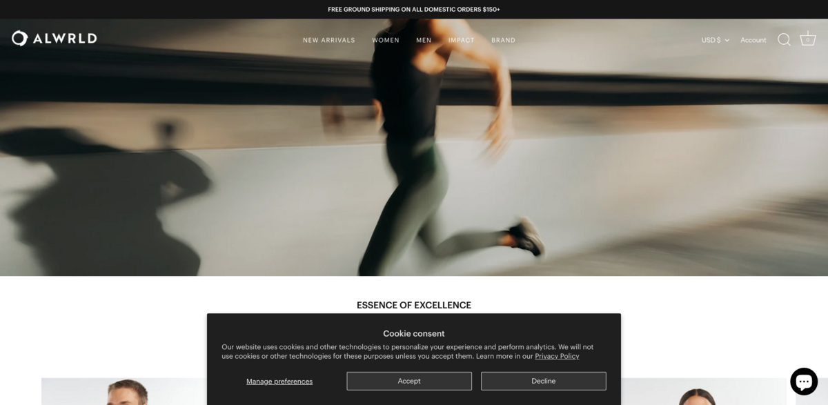 sustainable activewear